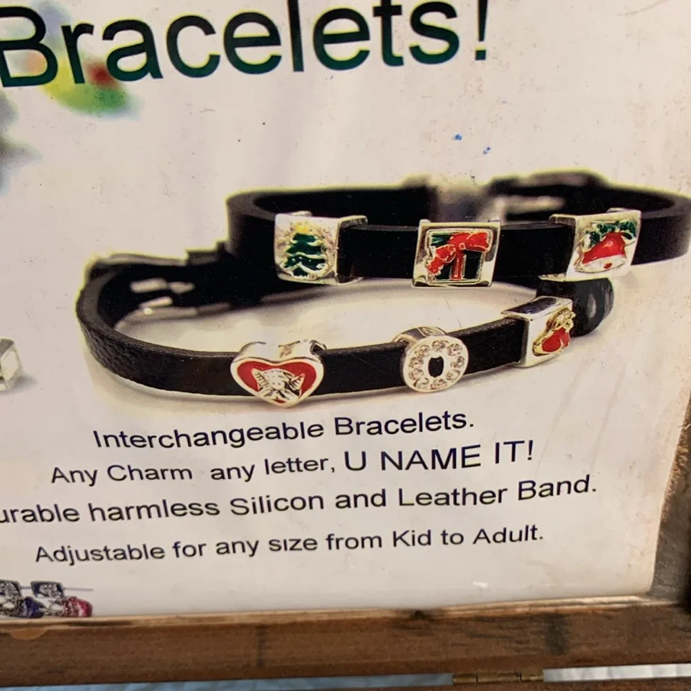 U Name It Customize Bracelets & Charms & wooden box 45 bracelets 100s of Charms